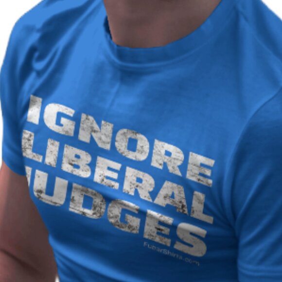IGNORE LIBERAL JUDGES T-shirt - Picture 4 of 4
